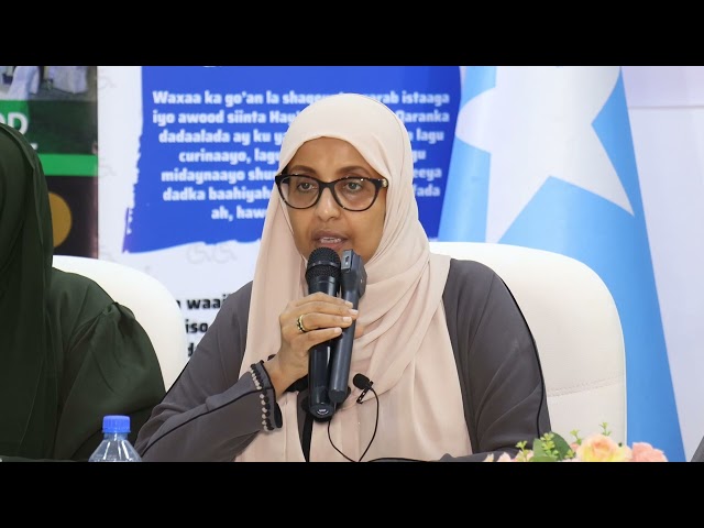 ⁣Senator Naciima "labada aqal waxaa ka go'an ilaalinta xuquuqda dadka baahiyaha gaarka ah q