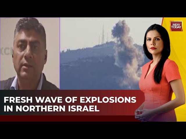 ⁣Iran-Israel War: Northern Israel Hit By Fresh Wave Of Explosions, Residents Seek Shelter | 5Live