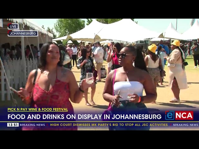 ⁣Pick n Pay Wine & Food Festival | Food and drinks on display in Johannesburg