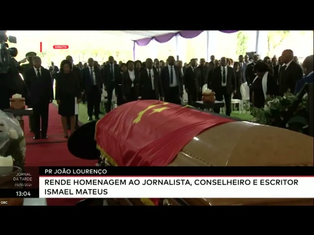 ⁣Presidente da República homenageia Ismael Mateus