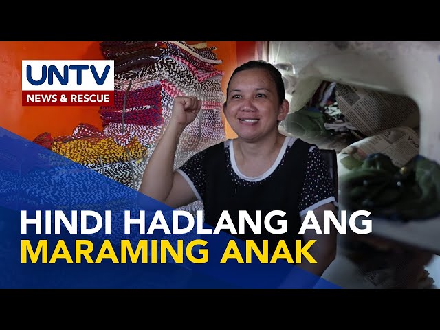 ⁣Inang may 5 anak, napasimulan ang pagtitinda ng basahan na kalauna’y naging supplier sa mga mall