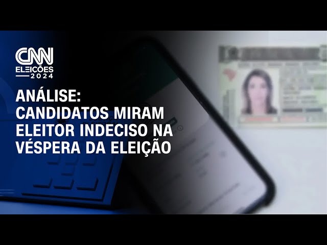 ⁣Análise: candidatos miram eleitor indeciso na véspera da eleição | AGORA CNN