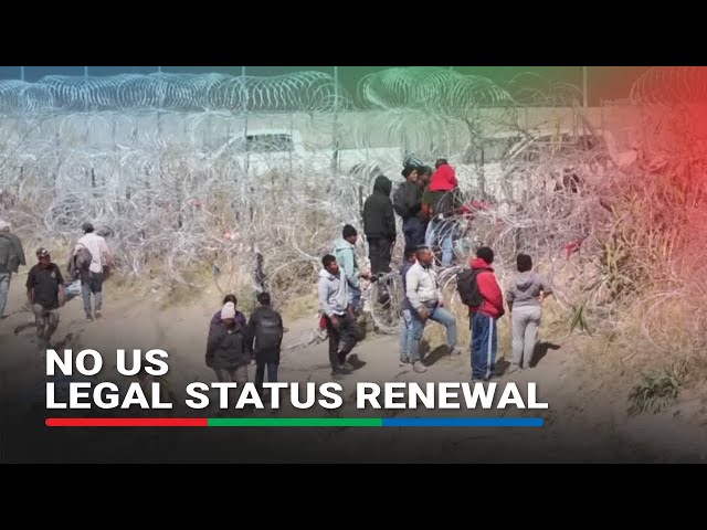 ⁣US will not renew legal status for hundreds of thousands of migrants | ABS-CBN News