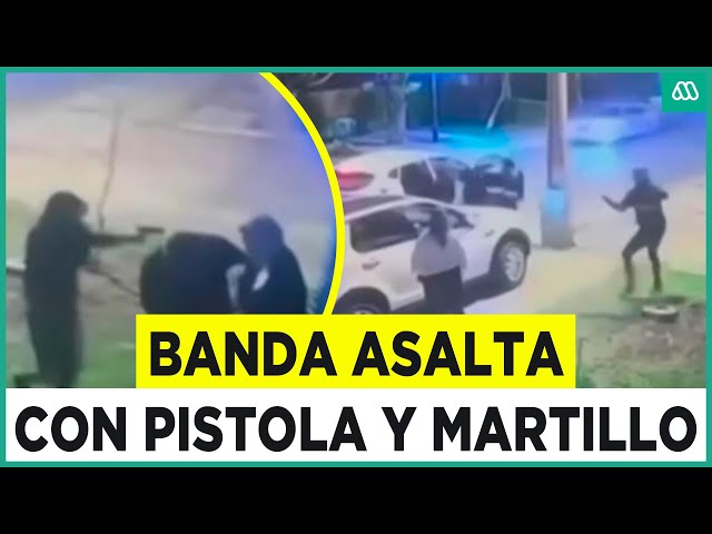 ⁣Armados con pistola y martillo: Banda criminal asalta a seis personas en una sola noche en Ñuñoa