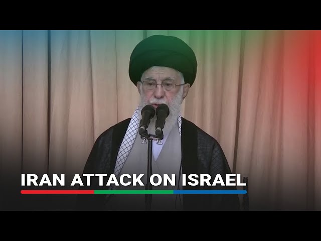 ⁣Iran's Khamenei says strikes on Israel are 'service to all of humanity' | ABS-CBN New