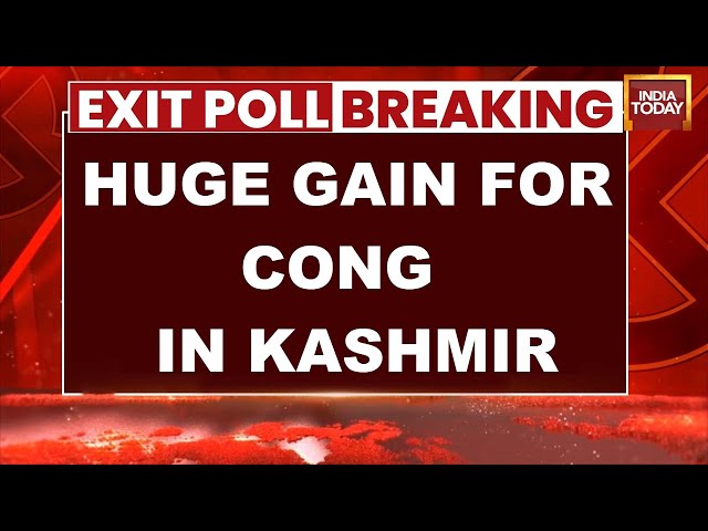 ⁣Exit Poll 2024 | Jammu Kashmir Exit Poll Live: Huge Gain For Congress In Kashmir | India Today Live