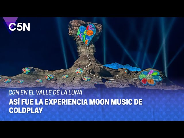 ⁣EXPERIENCIA MOON MUSIC de COLDPLAY en el VALLE DE LA LUNA