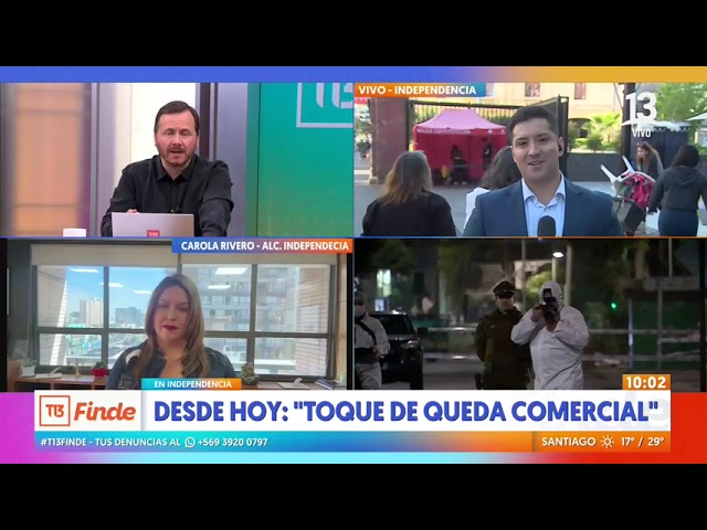 ⁣Hoy comienza "toque de queda comercial" en Independencia