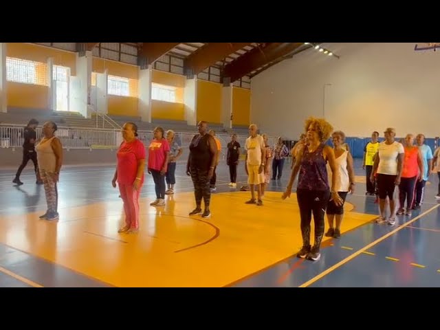 ⁣Dans le cadre de la Semaine Bleue, la ville de Saint-Claude a organisé une matinée sportive .