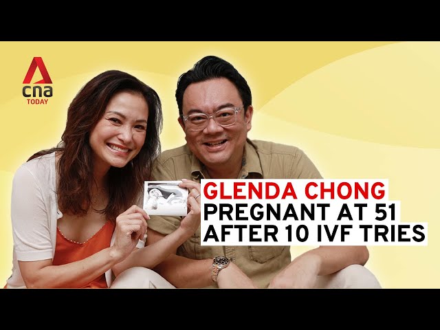 ⁣Glenda Chong pregnant at 51 years old after 10 IVF tries