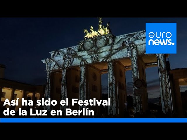 ⁣Berlín brilla con el Festival de las Luces en su 20 aniversario