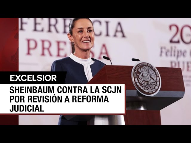 Es un golpe aguado, más que de Estado: Sheinbaum sobre revisión a reforma judicial