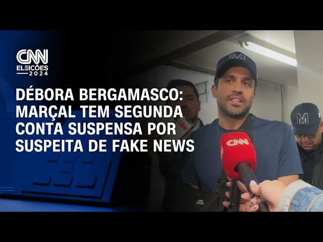 ⁣Débora Bergamasco: Marçal tem segunda conta suspensa por suspeita de fake news | AGORA CNN