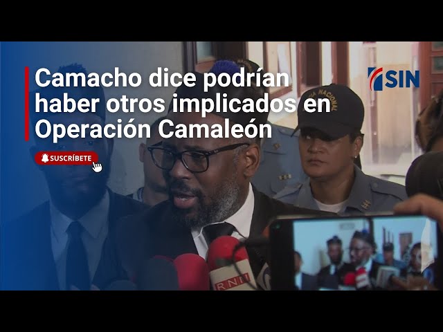 ⁣Wilson Camacho dice podrían haber otros implicados en Operación Camaleón