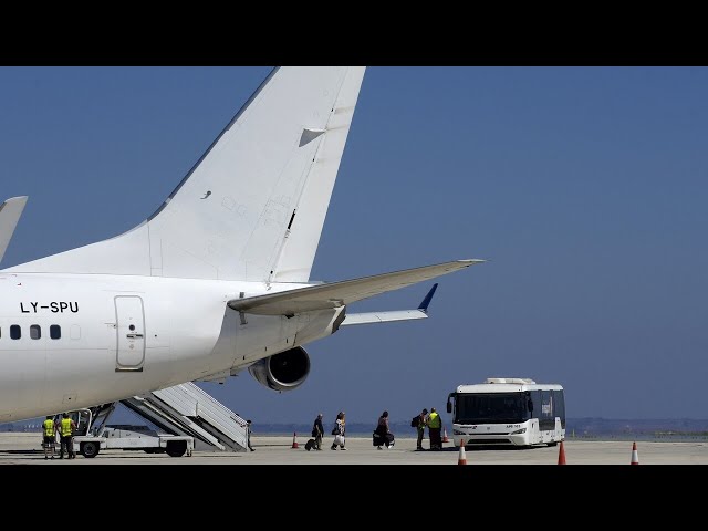 ⁣Second repatriation flight carrying Australians from Lebanon arrives in Cyprus