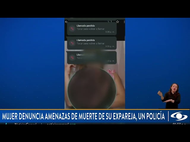 ⁣Patrullero de la Policía persigue y envía amenazas a su expareja por WhatsApp