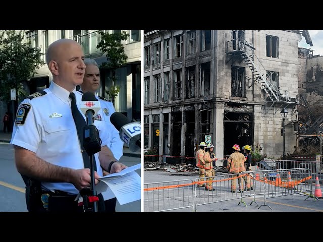 ⁣OLD MONTREAL BUILDING FIRE | Officials confirm mother and daughter were killed