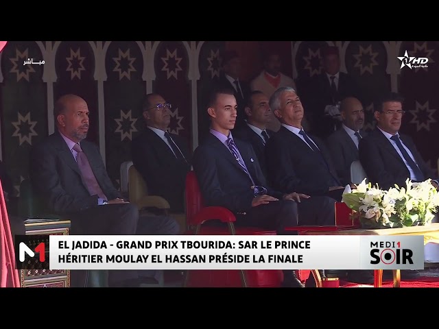 ⁣Grand Prix de SM le Roi Mohammed VI de Tbourida : Le Prince Moulay El Hassan préside la finale