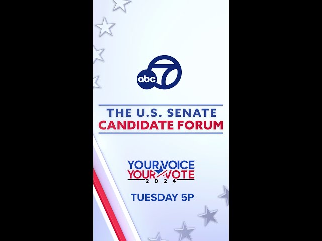 ⁣ABC7 to host U.S. Senate Candidate Forum between Adam Schiff, Steve Garvey