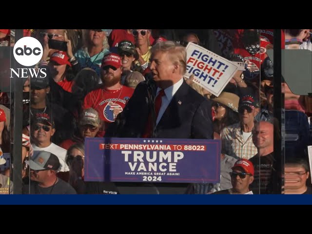 ⁣Trump returns to Butler, Pennsylvania, for rally