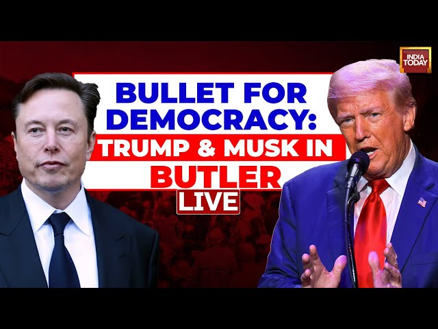 ⁣Donald Trump & Elon Musk LIVE From Butler, Pennsylvania | Donald Trump returns to Pennsylvania