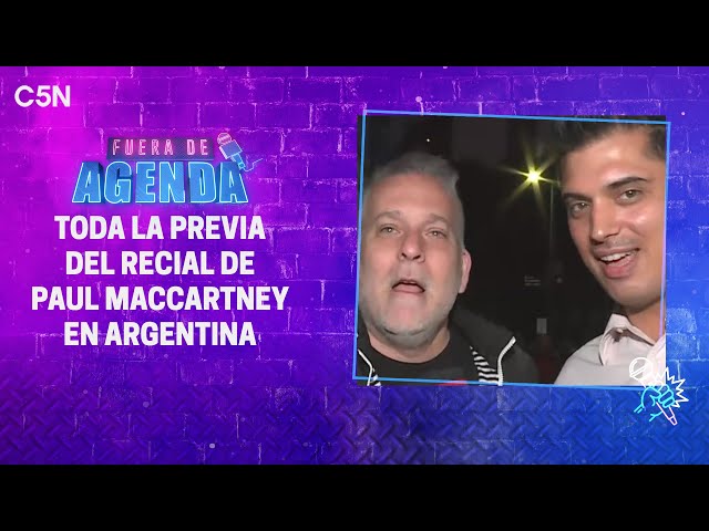 ⁣FUERA DE AGENDA | FUROR por PAUL MACCARTNEY en BUENOS AIRES