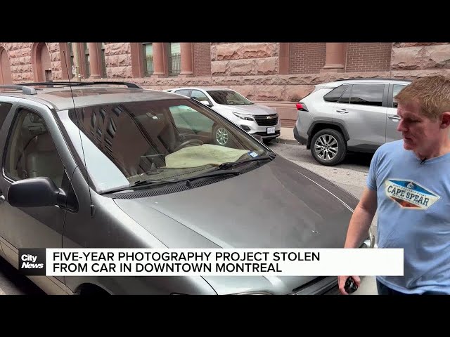 ⁣Toronto man loses years of work in Montreal vehicle break-in