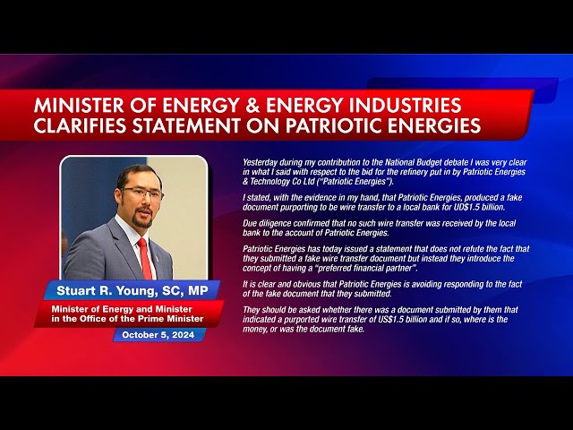 ⁣Energy Minister Clarifies Statement On Patriotic Energies