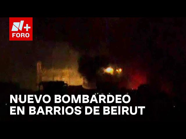 Israel intensifica bombardeos en barrios del sur de Beirut, bastión de Hezbolá - Las Noticias