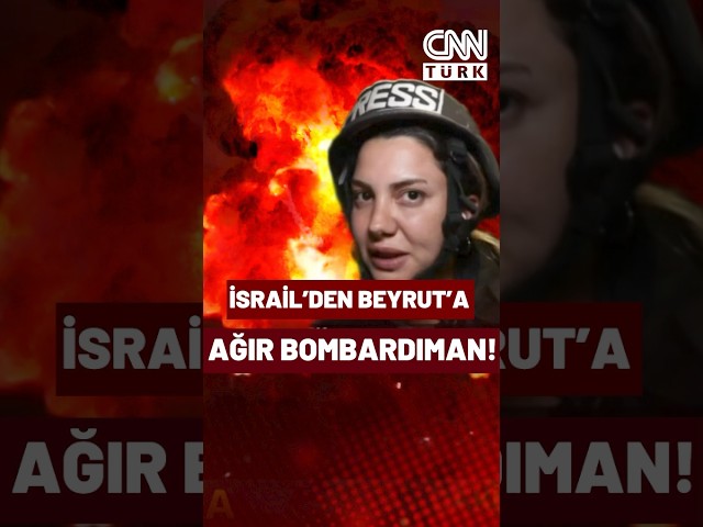 ⁣SON DAKİKA İsrail Canlı Yayında Beyrut'u Bombalıyor! CNN TÜRK Savaş Bölgesinde...