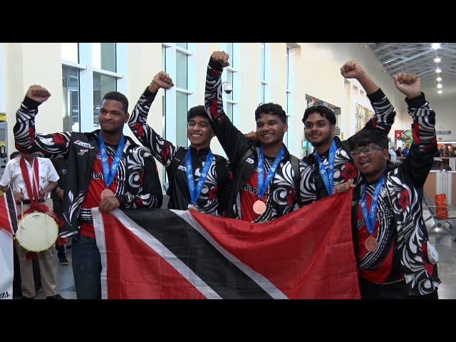 ⁣Pres Chaguanas Finishes 3rd At First Global Robotics Challenge