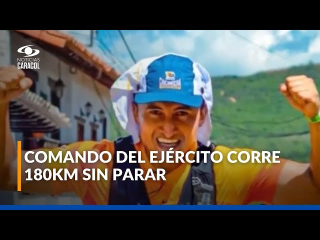 ⁣La historia del ultramaratonista del Ejército que hace parte de la seguridad del presidente Petro