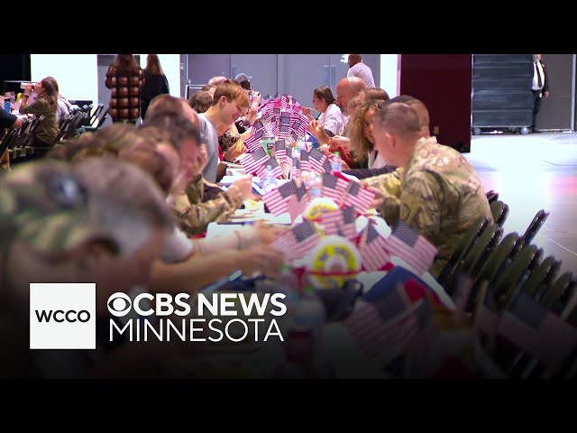 ⁣Serving Our Troops gives Minnesota National Guard families special meal in St. Paul