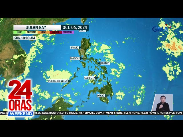 ⁣ITCZ, patuloy na nagpapaulan sa Visayas at Mindanao | 24 Oras Weekend