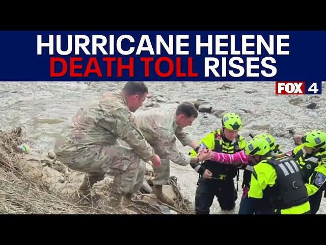 ⁣Hurricane Helene death toll rises to 227