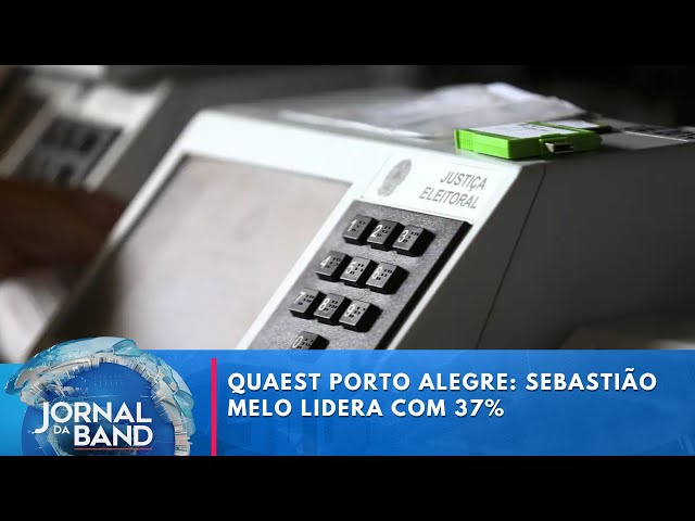 ⁣Quaest Porto Alegre: Sebastião Melo lidera com 37% | Jornal da Band