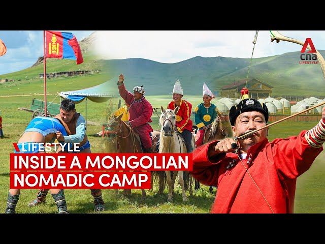 ⁣We stayed at the Mongol Nomadic Camp in Mongolia for a taste of traditional culture