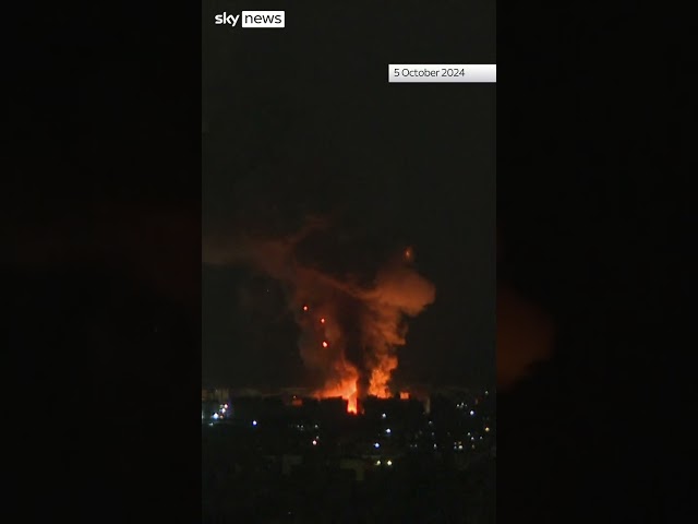 ⁣Explosions in Beirut as Israel warns residents to evacuate