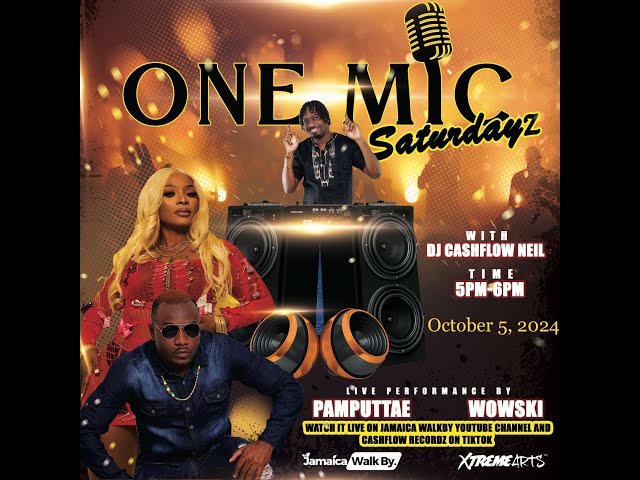 ⁣✔️ONE MIC Live Performance | PAMPUTAE | WOWSKI With DJ Cashflow Neil