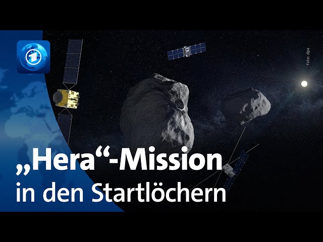 ⁣Erforschung von Asteroiden: Start der „Hera“-Mission steht bevor