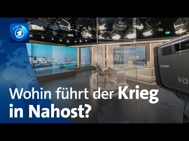 ⁣Pulverfass Nahost: Wie geht es weiter im Krieg? | ARD-Presseclub