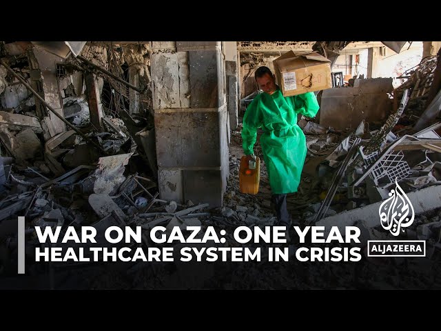 ⁣Gaza's healthcare collapse: Hospitals hit as Palestinians battle diseases