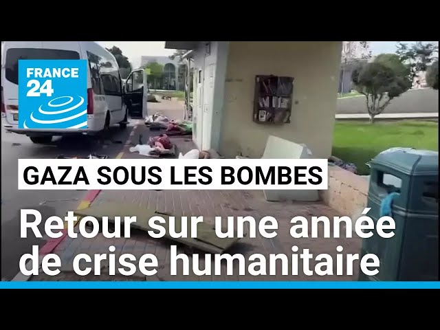 ⁣Gaza sous les bombes : retour sur une année de crise humanitaire • FRANCE 24