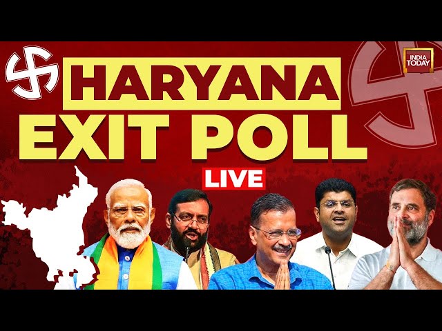 ⁣Haryana Exit Poll Live: Haryana C-Voter Exit Poll | Rajdeep Sardesai | Rahul Kanwal | India Today