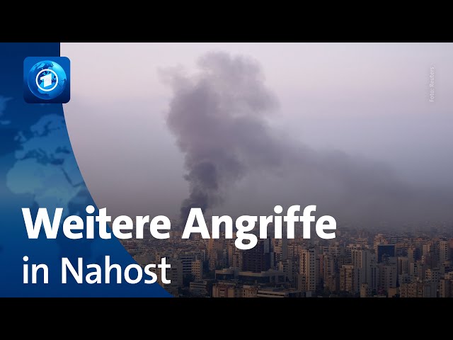 ⁣Krieg in Nahost: Israelische Angriffe auf Gazastreifen und Libanon