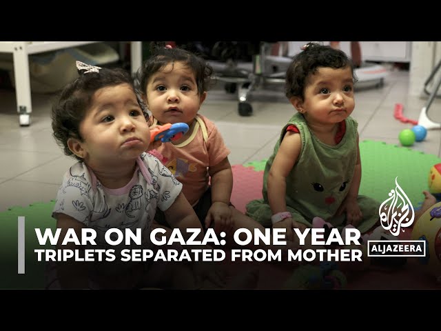 ⁣Families torn apart by war: Mother forcibly separated from her triplets