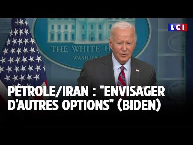 ⁣Biden : Israël devrait "envisager d’autres options" que de frapper des sites pétroliers en