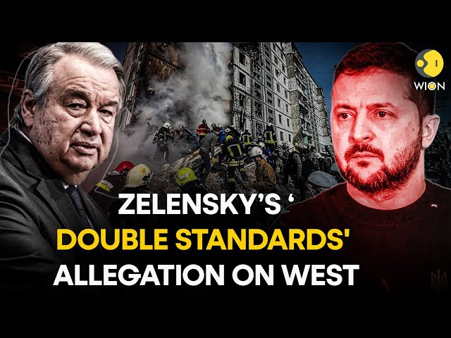 ⁣Russia-Ukraine War: Zelenskyy Accuses West of 'Double Standards' Before UN Chief; Will It 