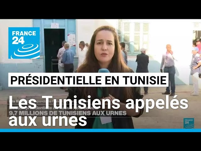 ⁣Les Tunisiens se rendent aux urnes pour l'élection présidentielle • FRANCE 24