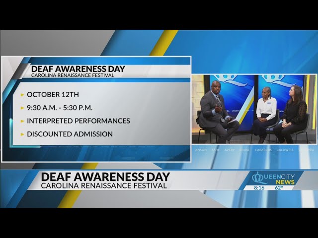 ⁣Deaf Awareness Day at the Carolina Renaissance Festival